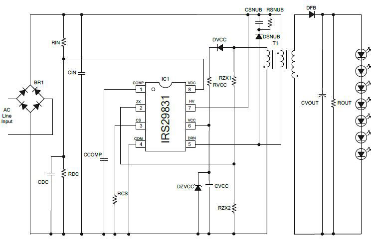 IRS29831 LED Driver IC Infineon Technologies DigiKey